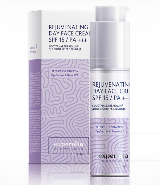 Restoring day face cream SPF 15 / PA +++ - Experalta Biomelle