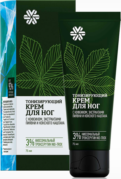 Toning foot cream