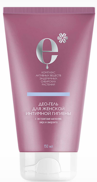 Deo-gel for female intimate hygiene - Cosmetics with a complex of Siberian endemic extracts
