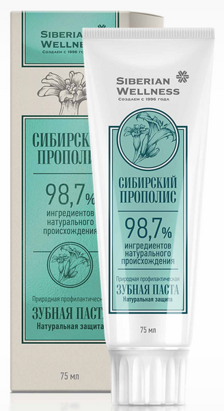 Natural preventive toothpaste "Siberian Propolis"